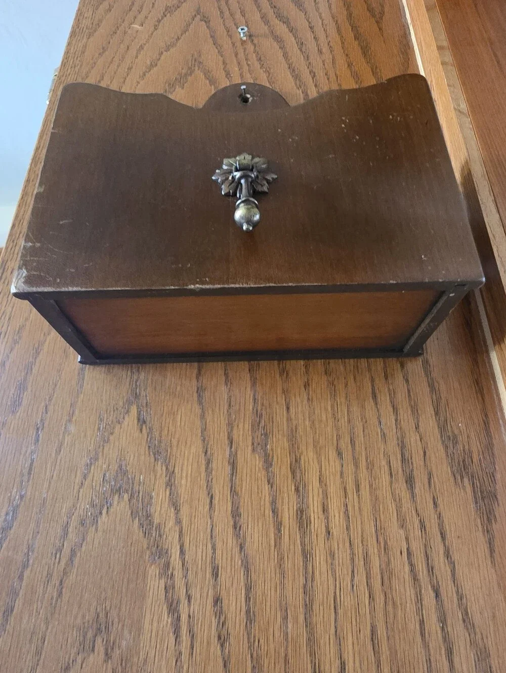Vintage Wooden Wall Pocket